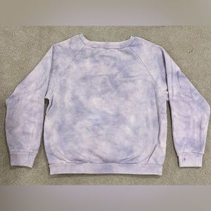 Nili Lotan Lavender Crew Neck Tie dye Sweatshirt. Size Small